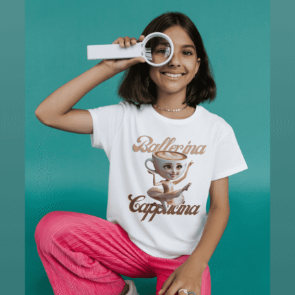 Детска тениска Ballerina Cappucina с балетен стил и сладка визия